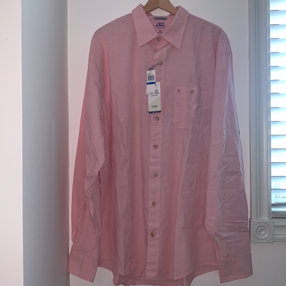 Men’s Izod Saltwater Long Sleeve Button Down Shirt - Picture 2 of 3